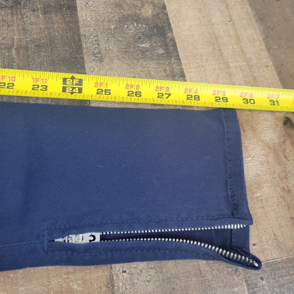 True Religion Cargo Legging Pants Zipper Ankle Tapered NWT Navy Blue Womens 25 - Picture 16 of 16